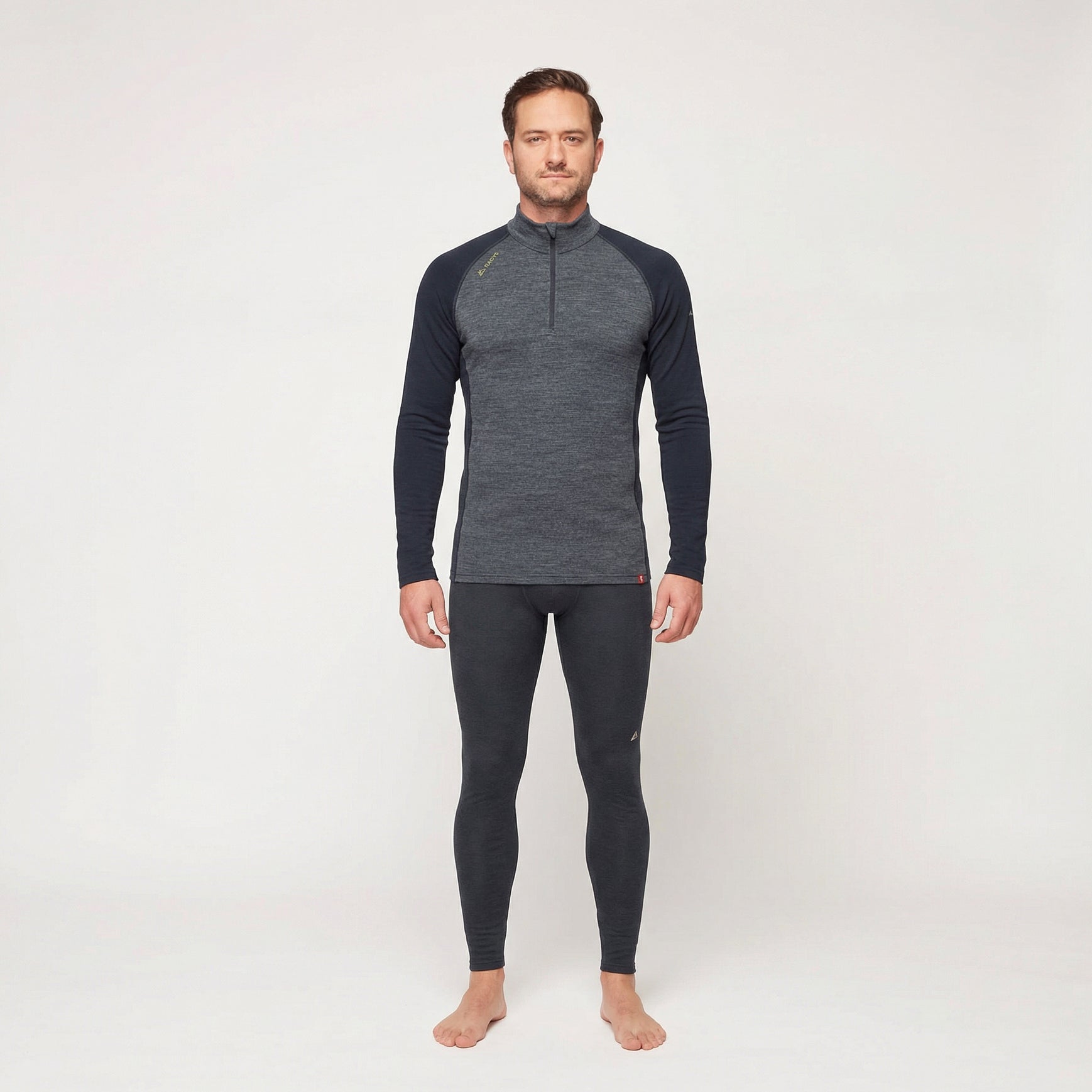 R5 Merino Zip Shirt Long Men | salute