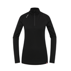 R5 Merino Zip Shirt Long Women | black