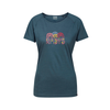 R5 Light Merino Aztec T-Shirt Women | french navy