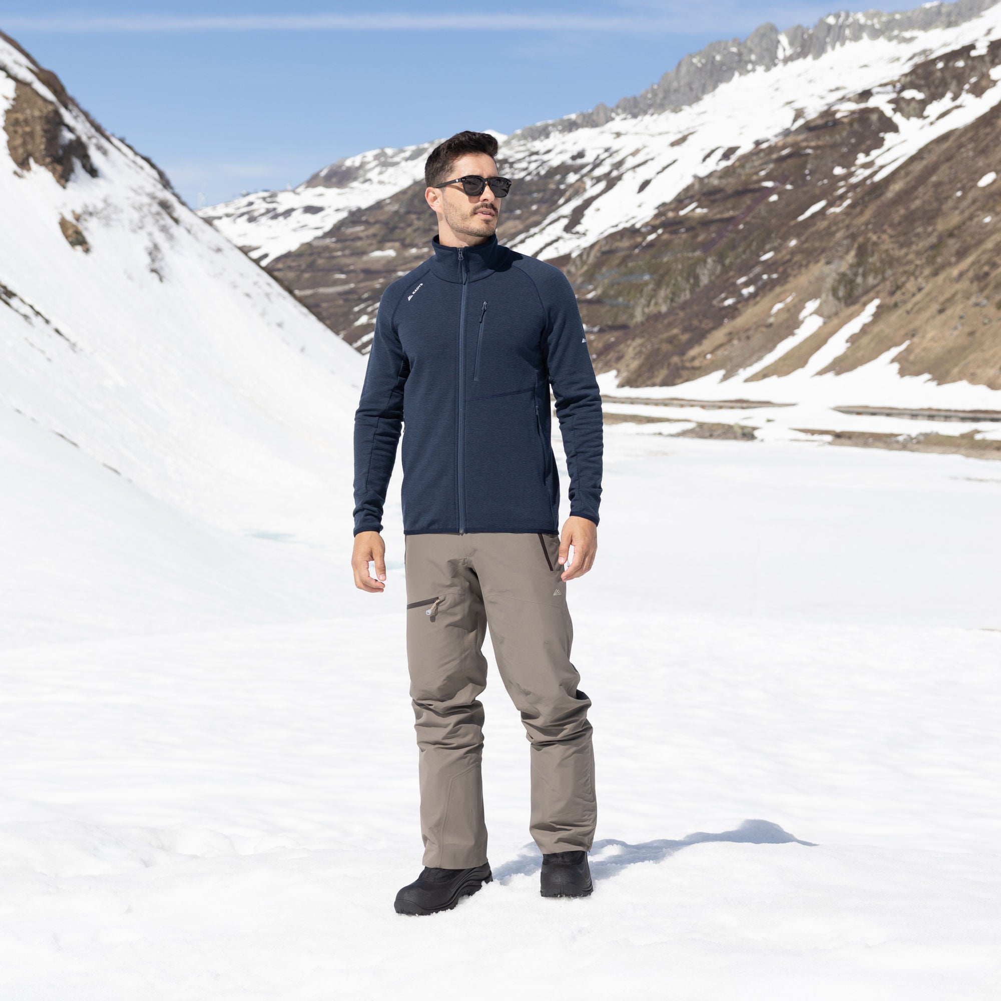 R4 Merino Fleece Jacket Men | navy
