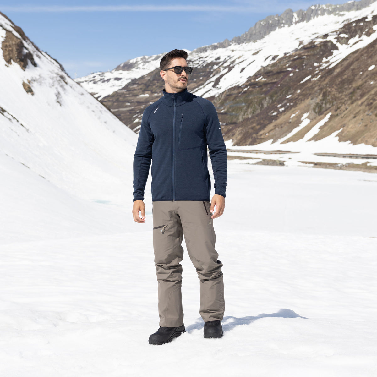R4 Merino Fleece Jacket Men | navy