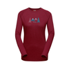 R5 Light Merino Shirt Long Women | ruby wine