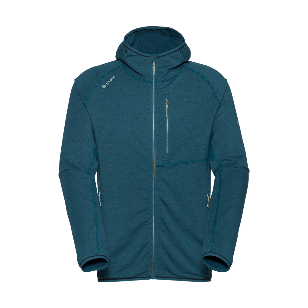 R4 Stretchfleece Hoody Jacket Men | indigo