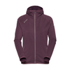 R4 Stretchfleece Hoody Jacket Women | dark plum