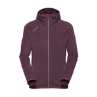 R4 Stretchfleece Hoody Jacket Women | dark plum