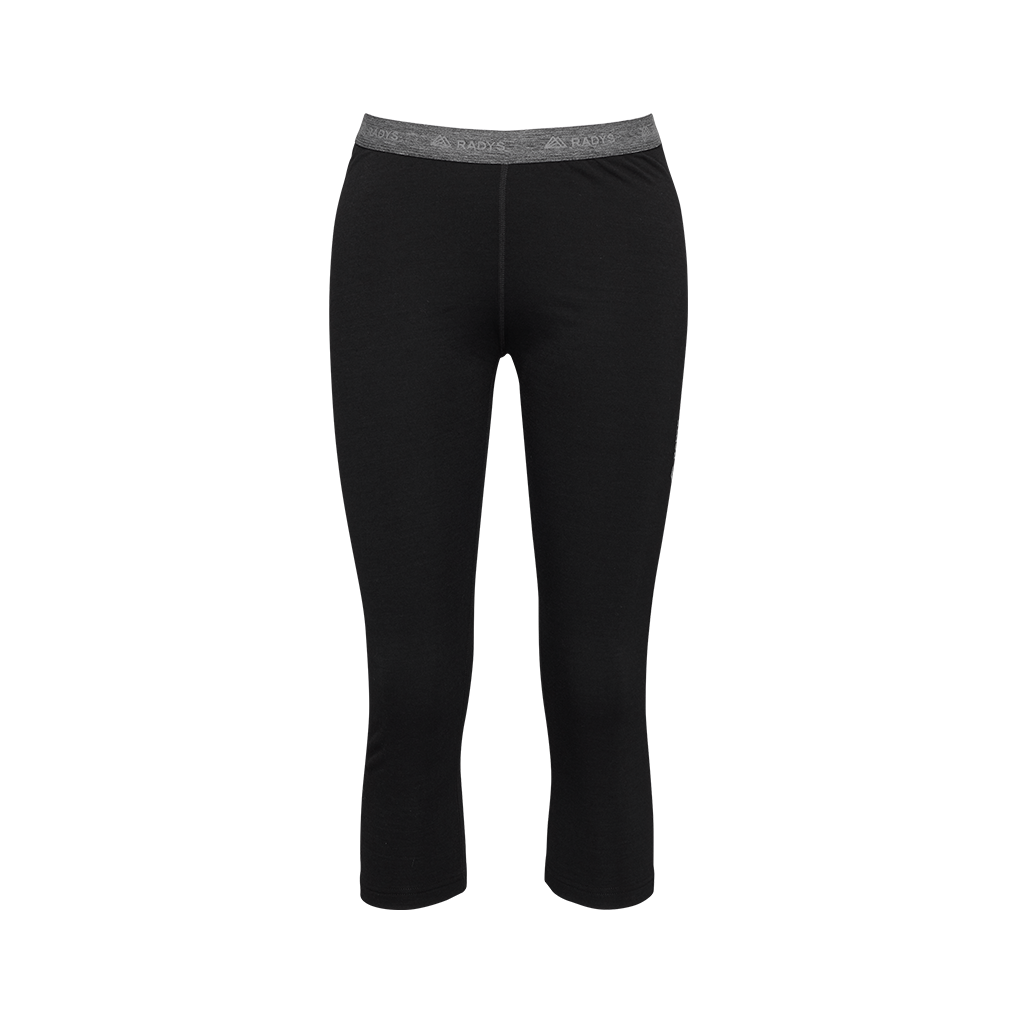 R5 Merino 3/4 Pants Women | black
