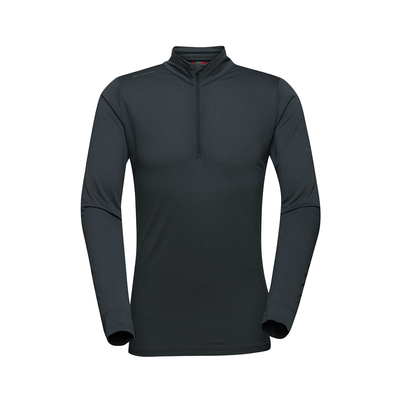 R5 Greenmint Zip Shirt Long Men | Charcoal