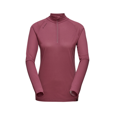 R5 Greenmint Zip Long Sleeve Shirt Women | rose