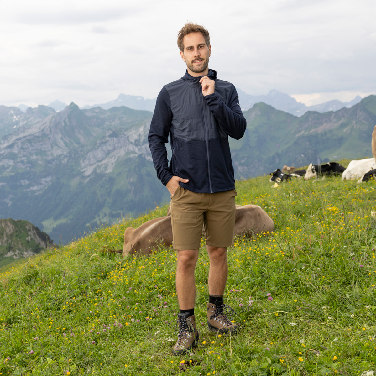 Veste R4 Alpine Windblock Homme | marine