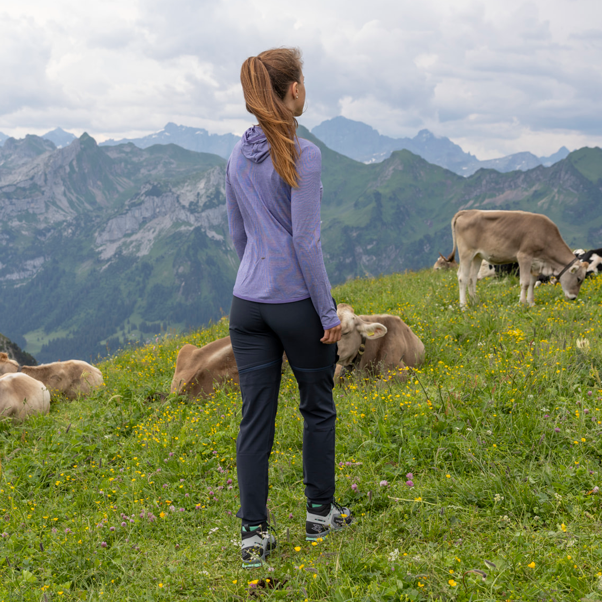 R5 Light Merino Jacket Femme | mauve
