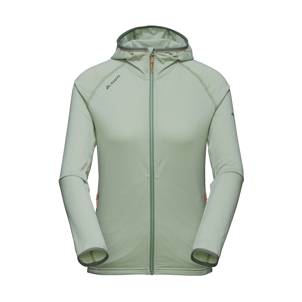 R4 Light Stretchfleece Hoody J Women | smoke green