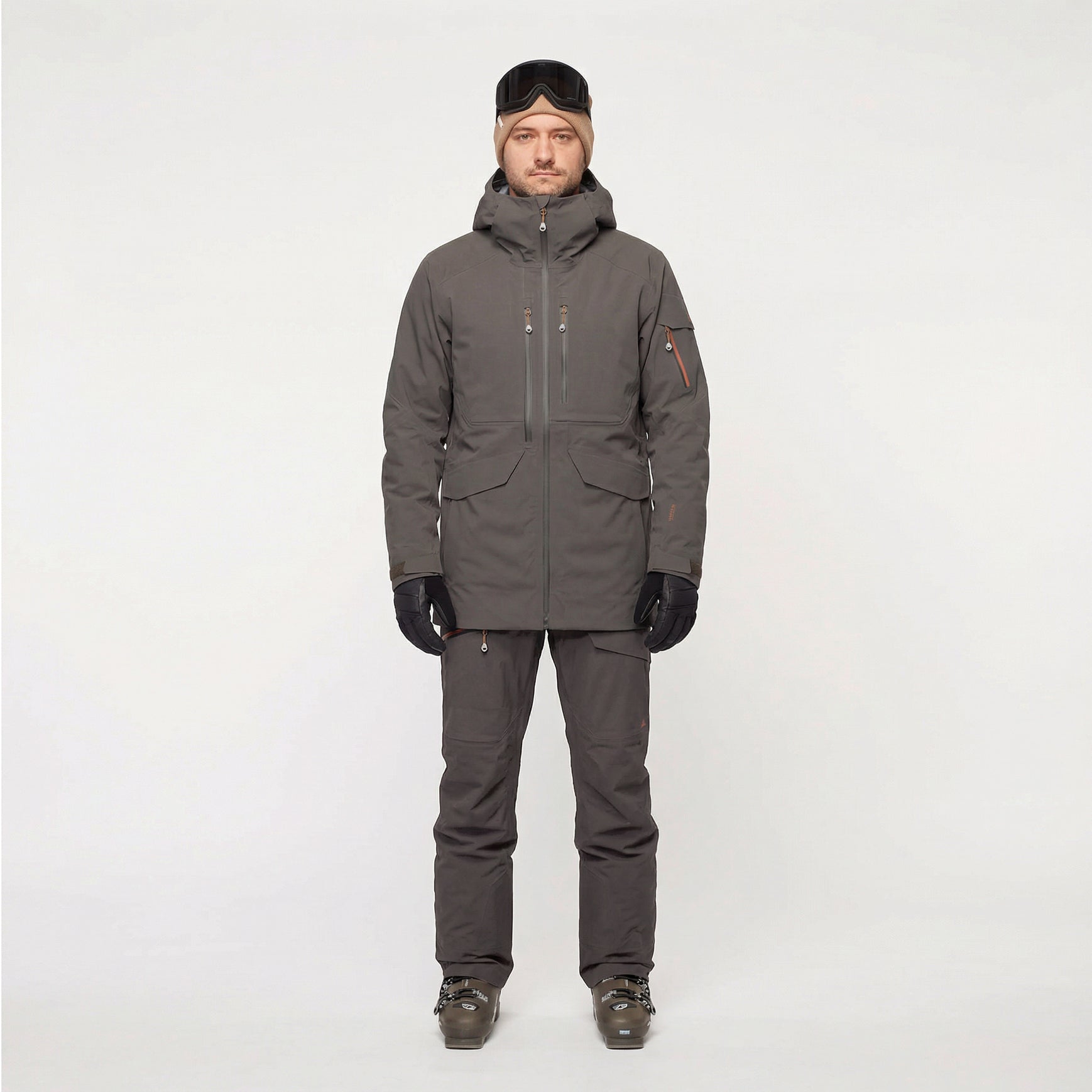 R1 Free Mountain Tech Jacket Men | chocolate