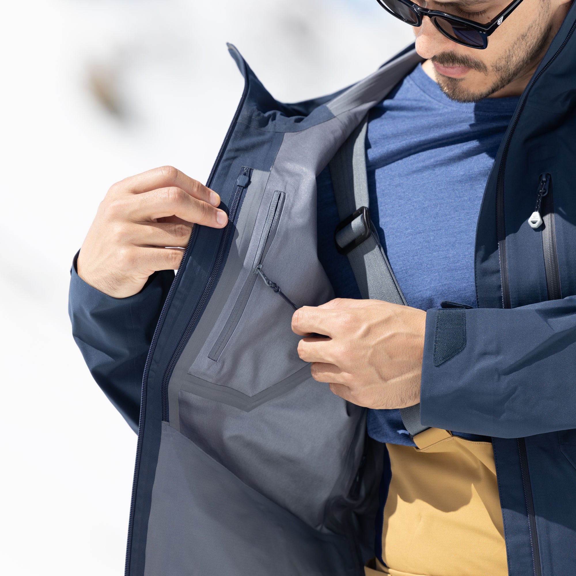 R1 Free Mountain Tech Jacket Men | navy