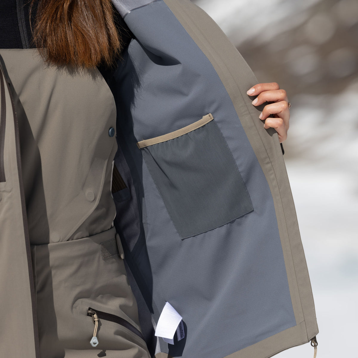 R1 Free Mountain Tech Jacket Women | ash