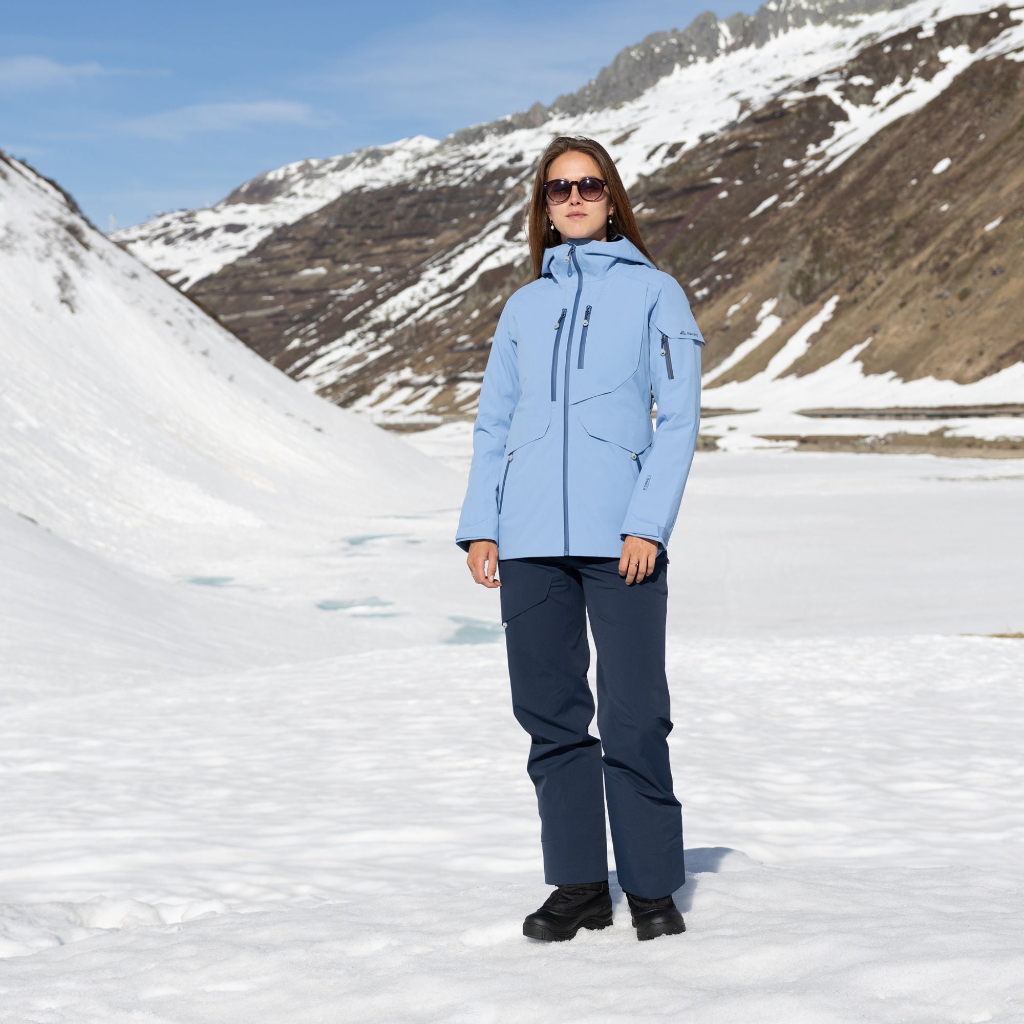 R1 Free Mountain Tech Jacket Women | shadow blue