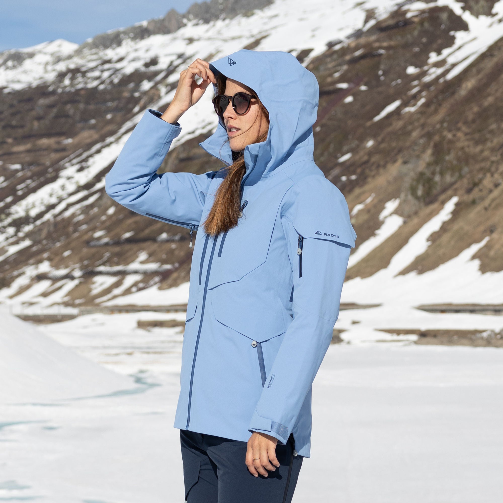 R1 Free Mountain Tech Jacket Women | shadow blue