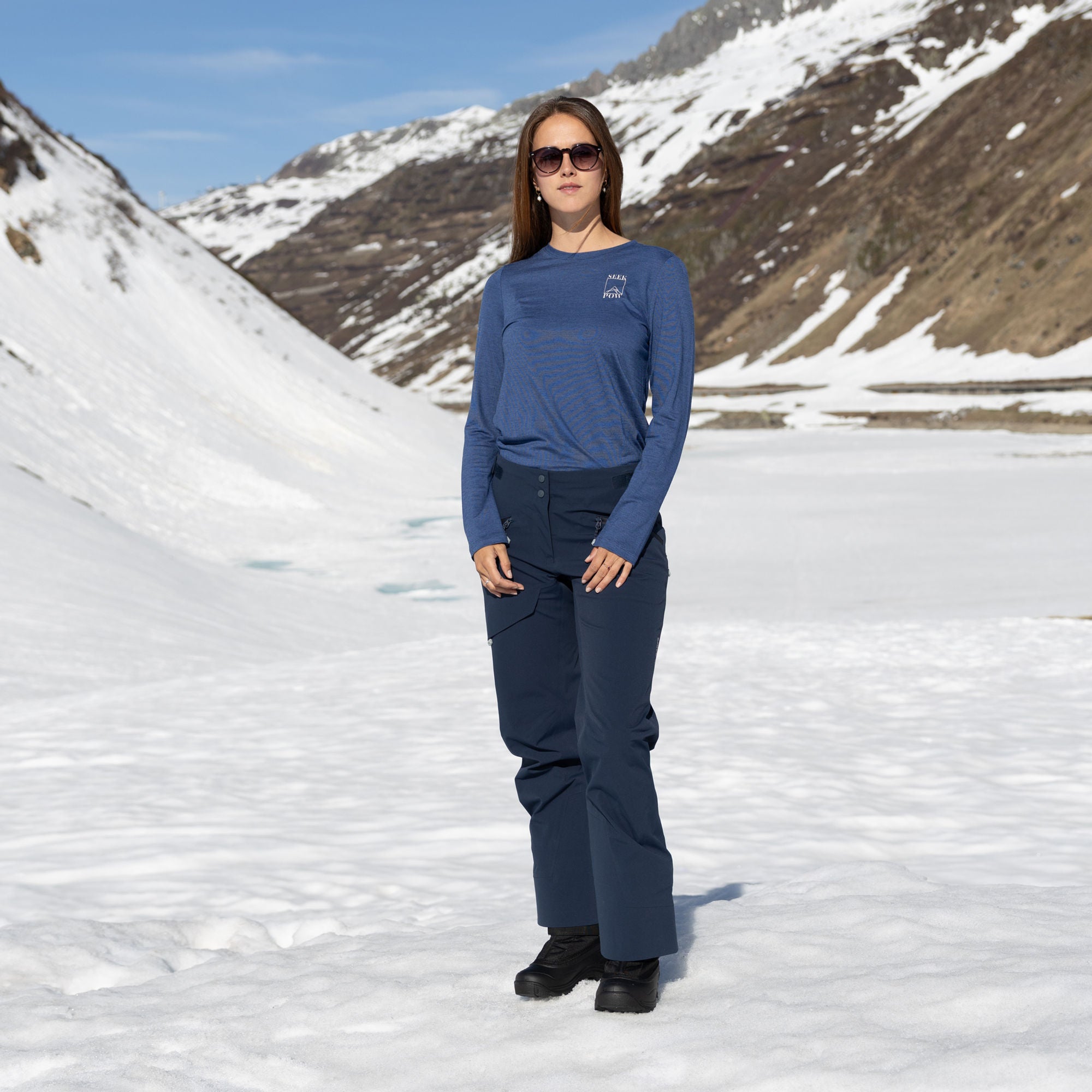 R1 Free Mountain Tech Pants Women | navy