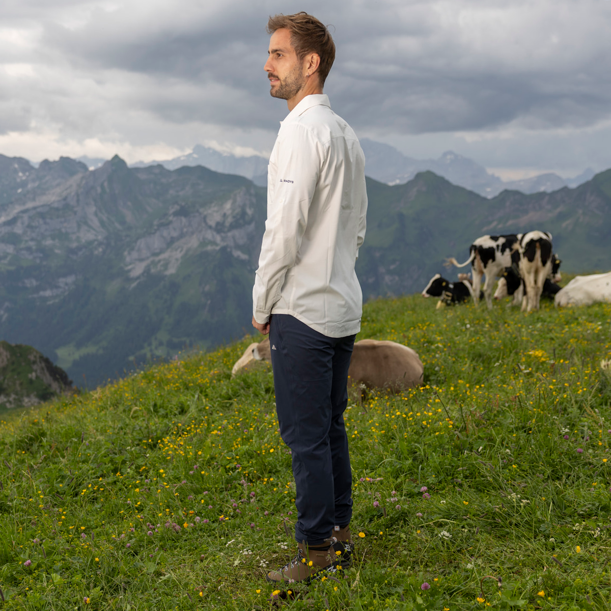 R5 Fusion Shirt Long Men | blanc de blanc