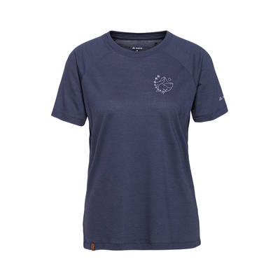 R5 Light Merino Crest T Women | purple night