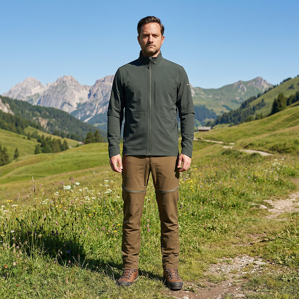 Veste Softshell R2 pour homme | feuille de thym