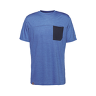 R5 Light Merino Pocket T Men | cobalt blue