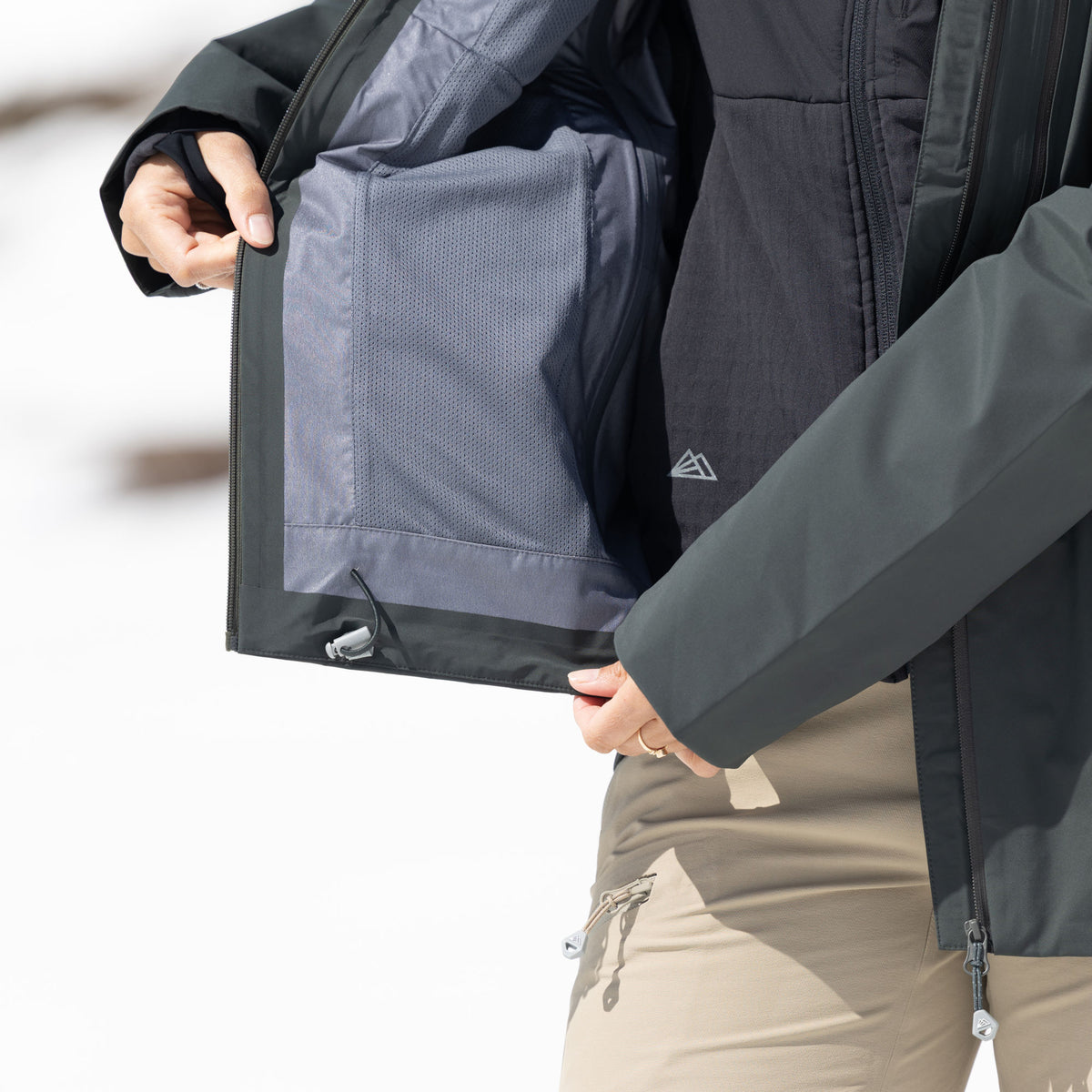 R1 Insulated Tech Jacket Women | thyme leaves