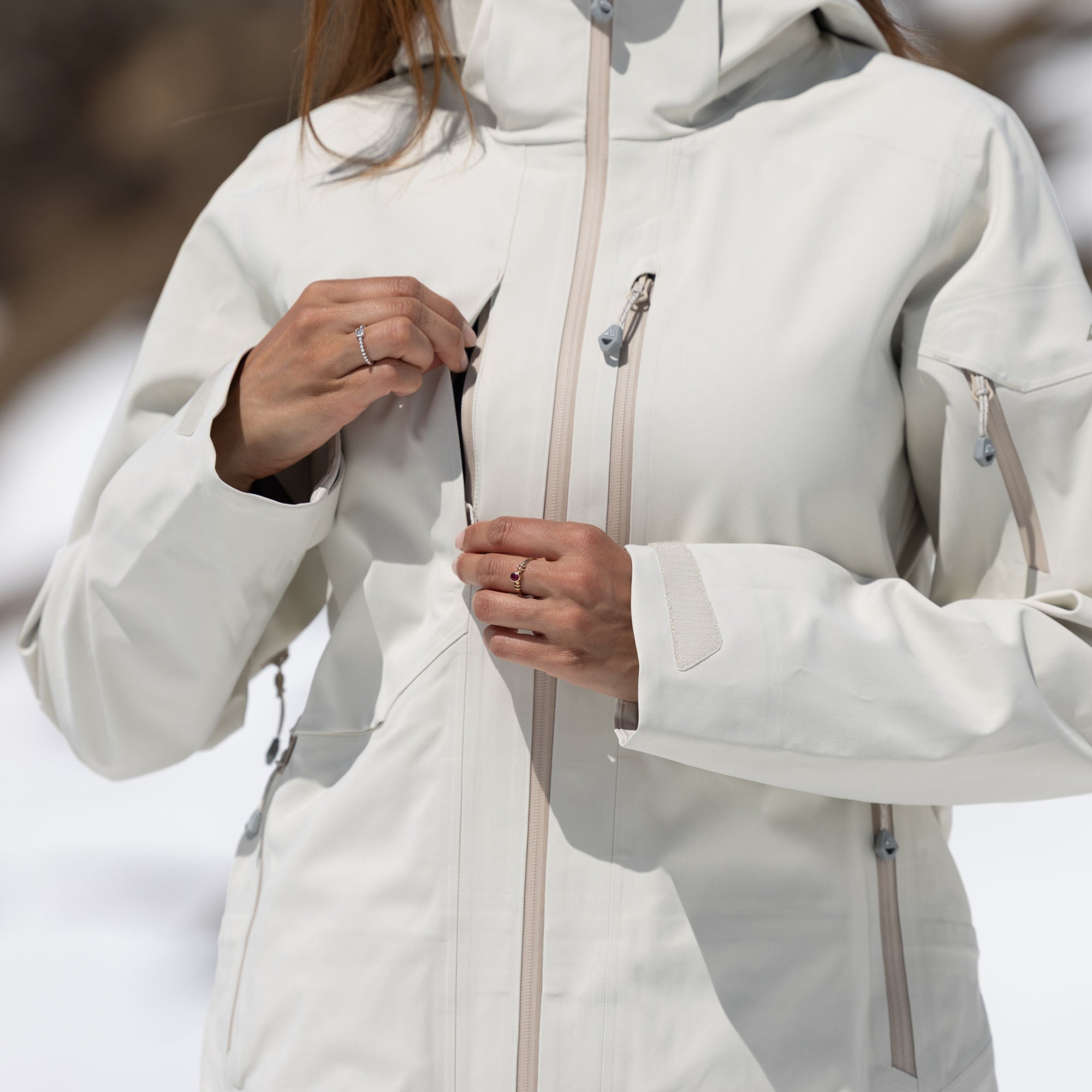 R1 Tech Jacket Women | pearl