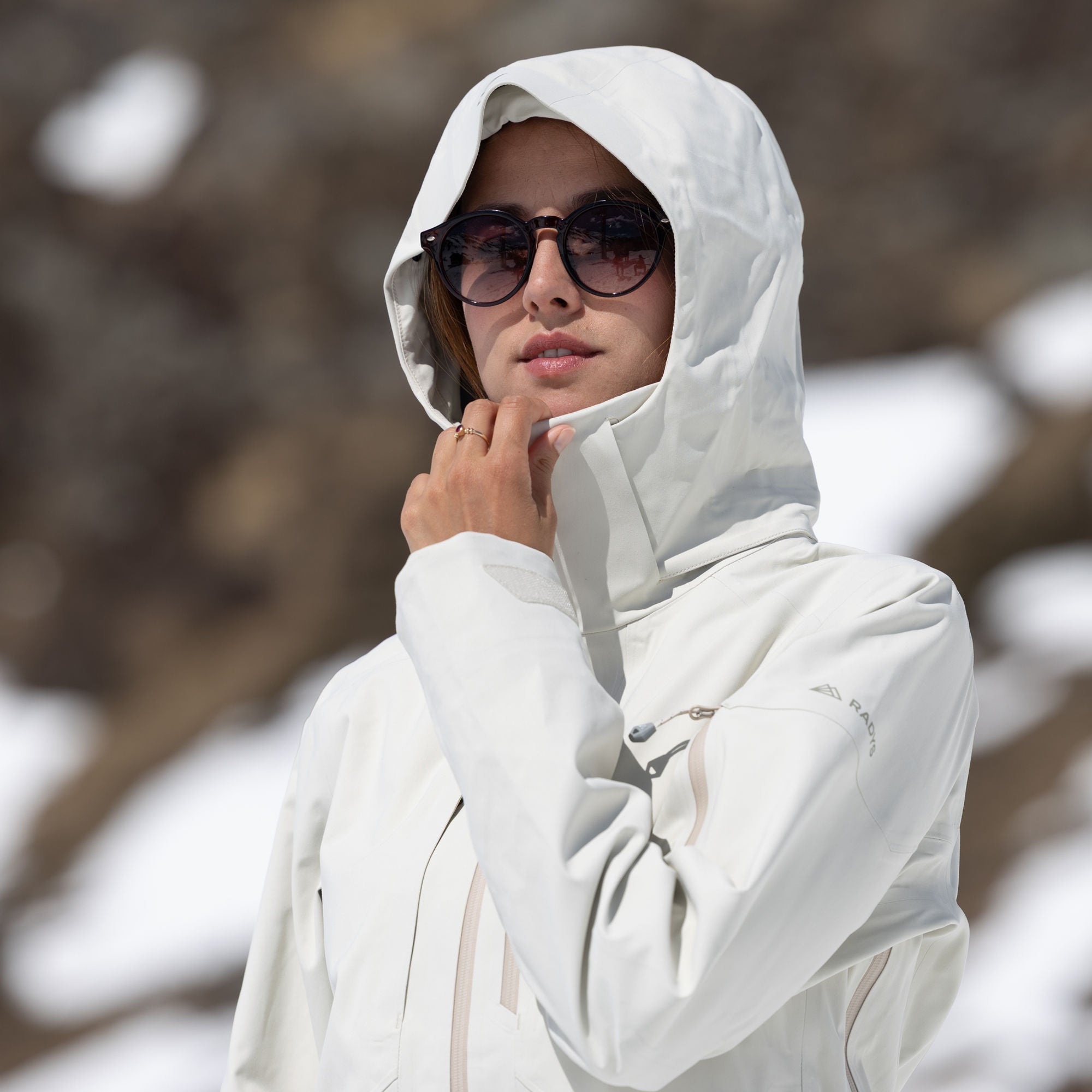R1 Tech Jacket Women | pearl