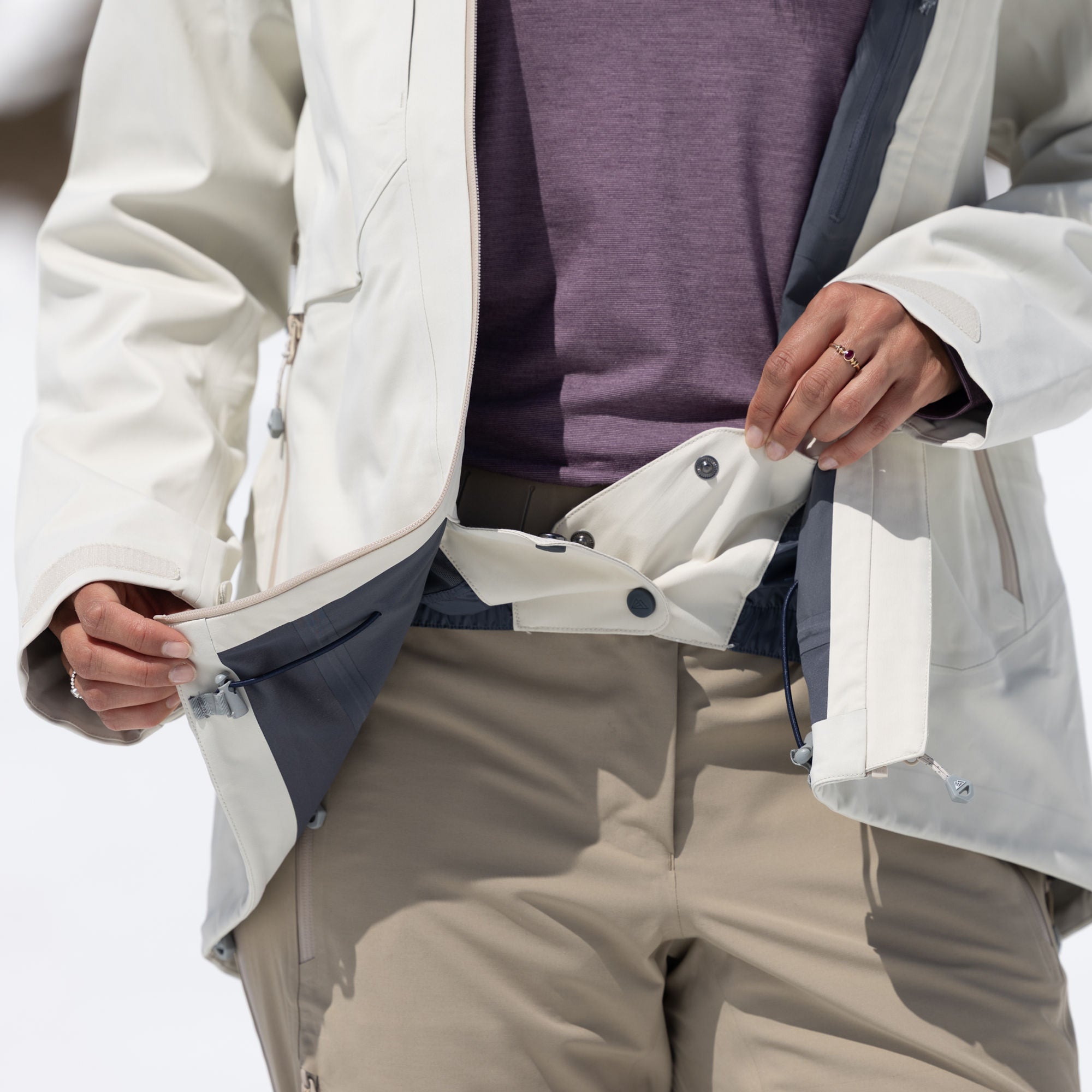 R1 Tech Jacket Women | pearl