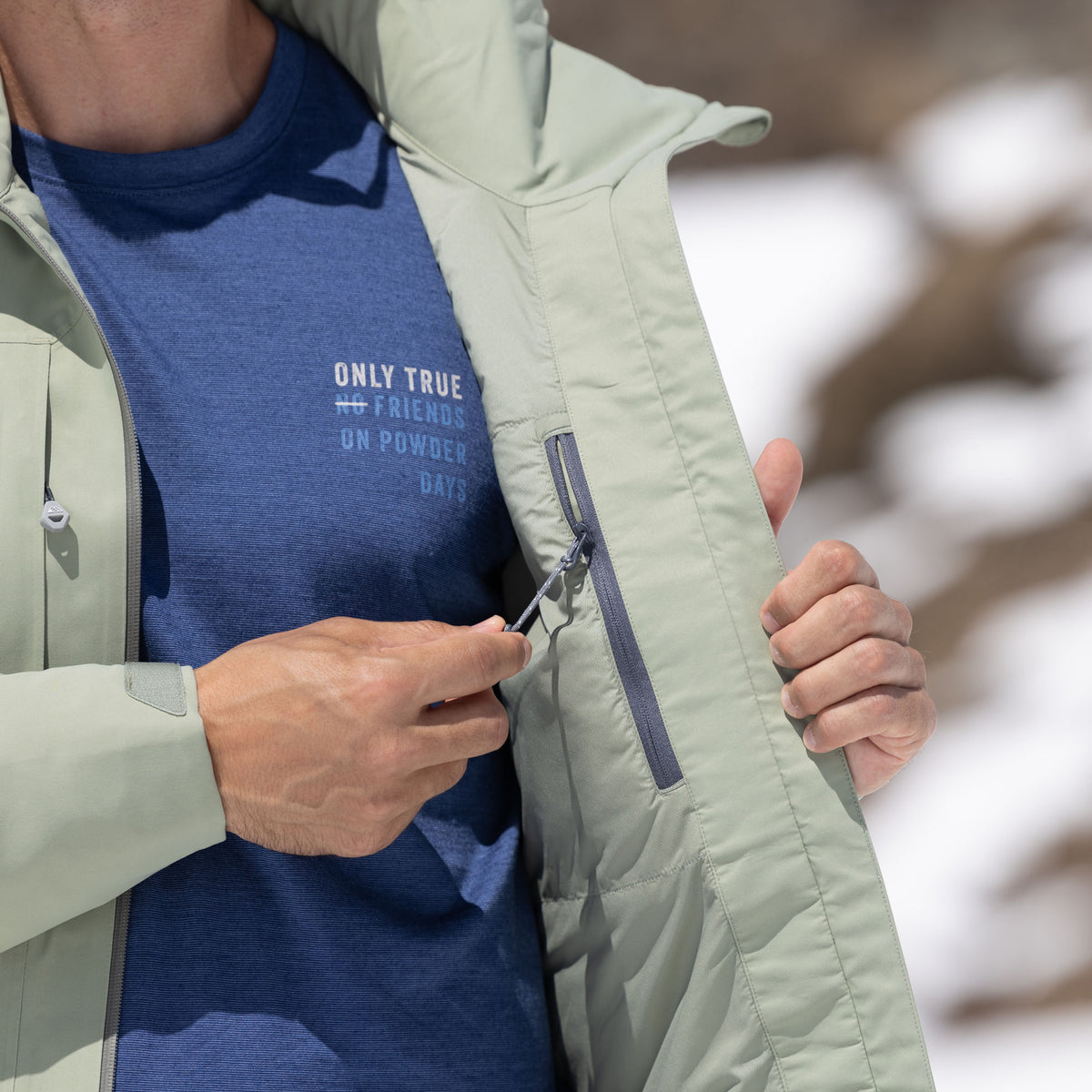 R1 Insulated  Tech Jacket Men | Artichoke