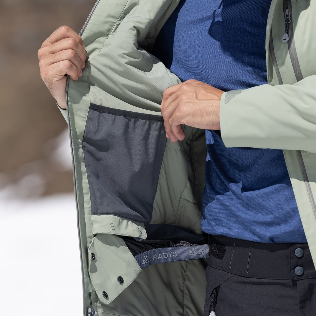 R1 Insulated  Tech Jacket Men | Artichoke