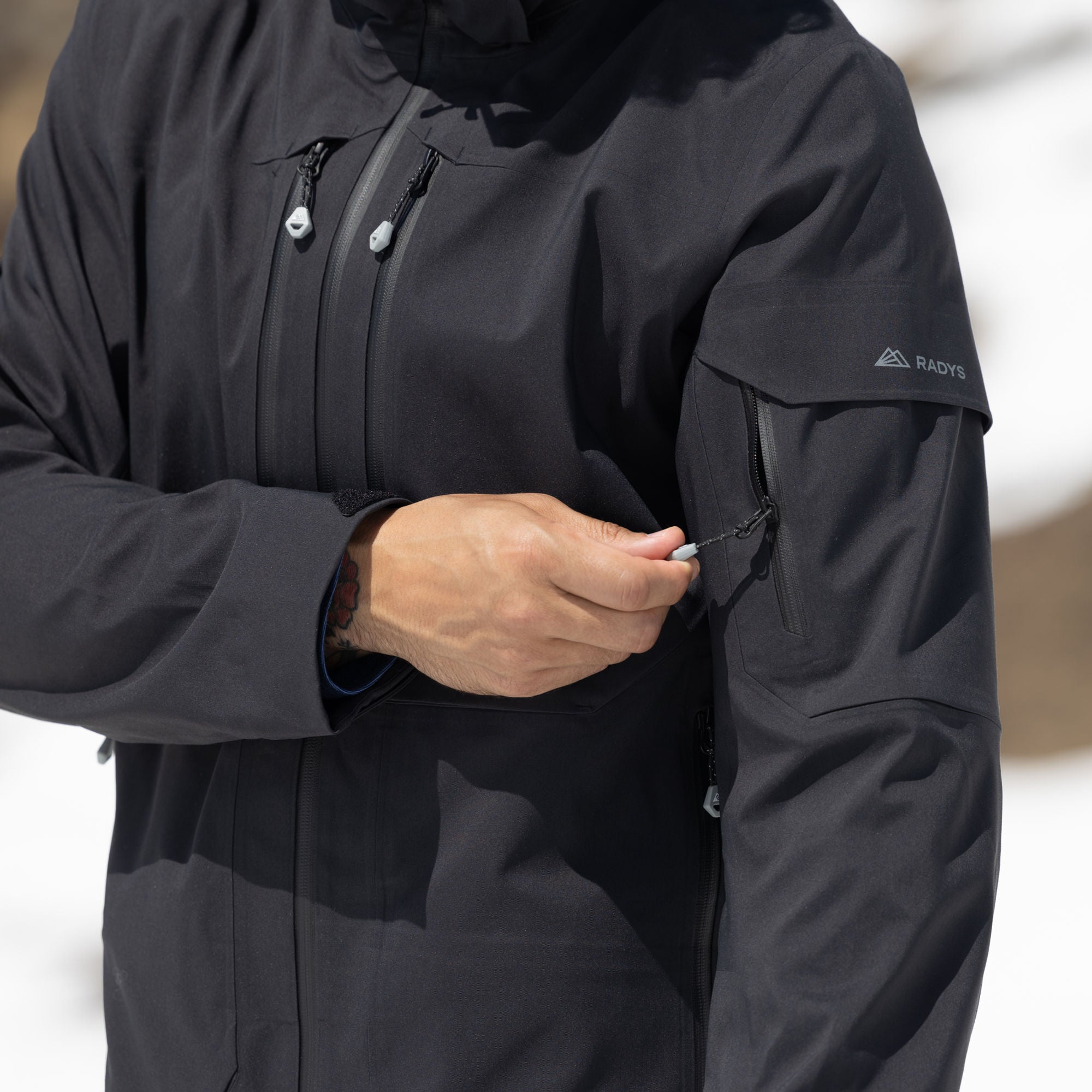 R1 Tech Jacket Men | black