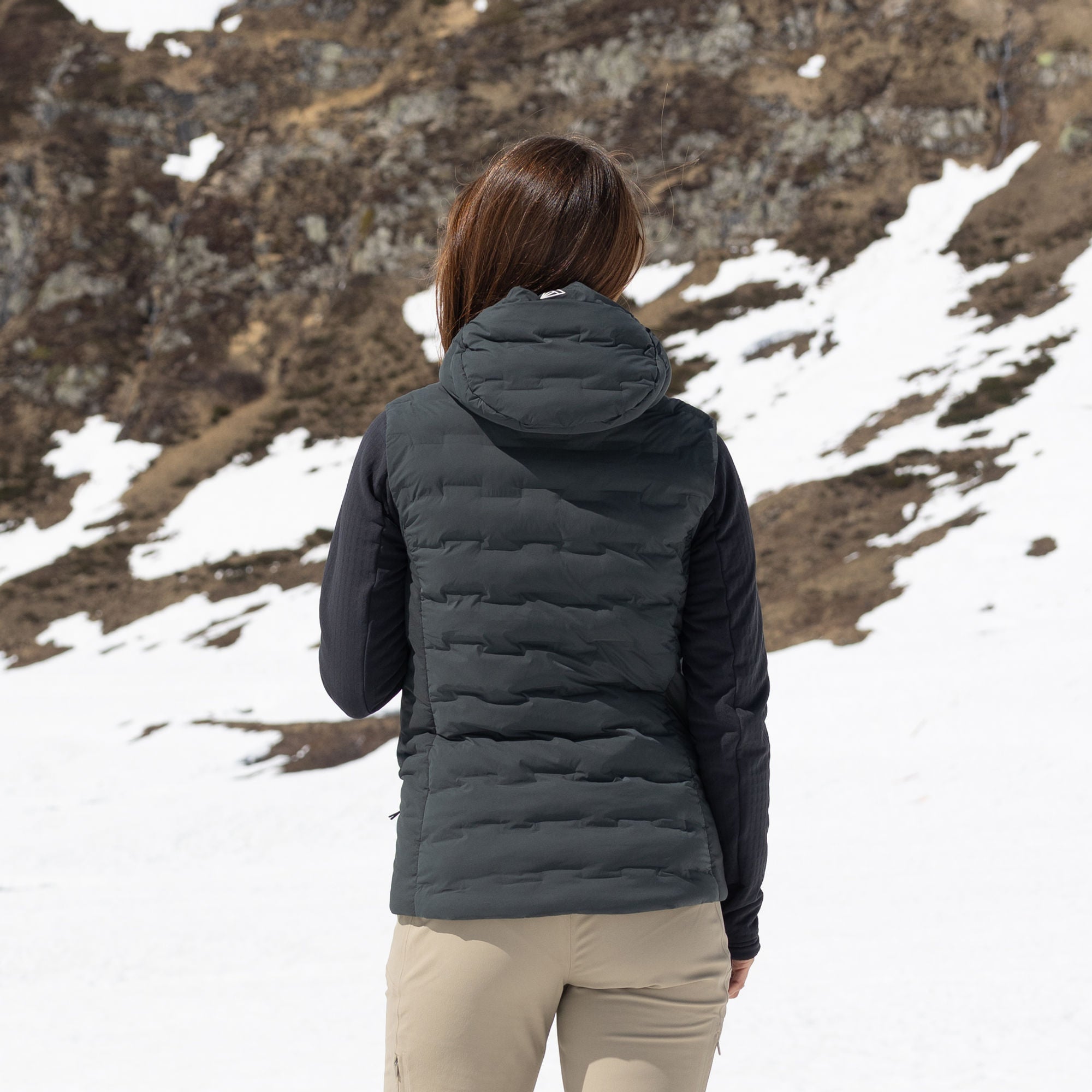 R3 Insulated Vest Women | thyme leaves