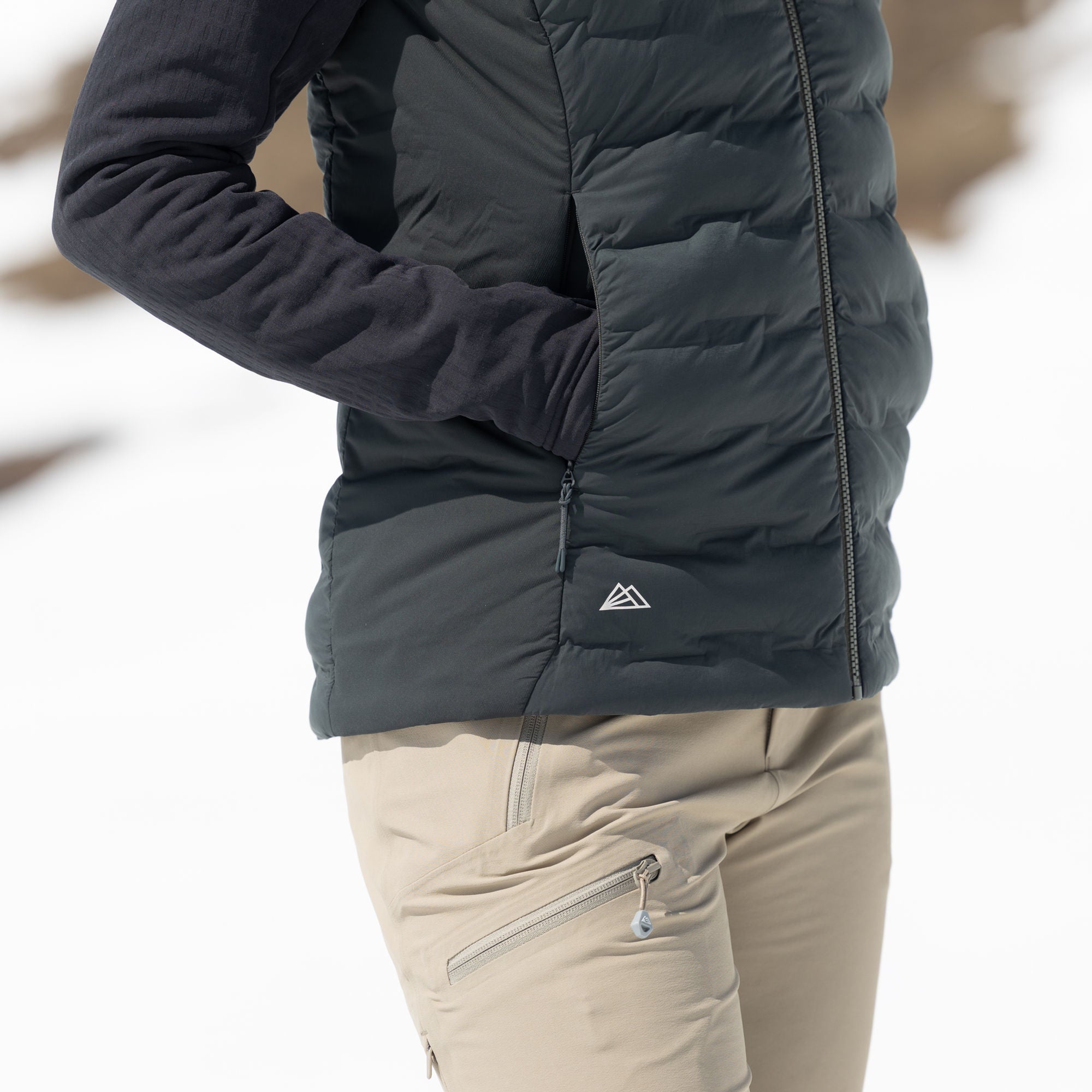 R3 Insulated Vest Women | thyme leaves
