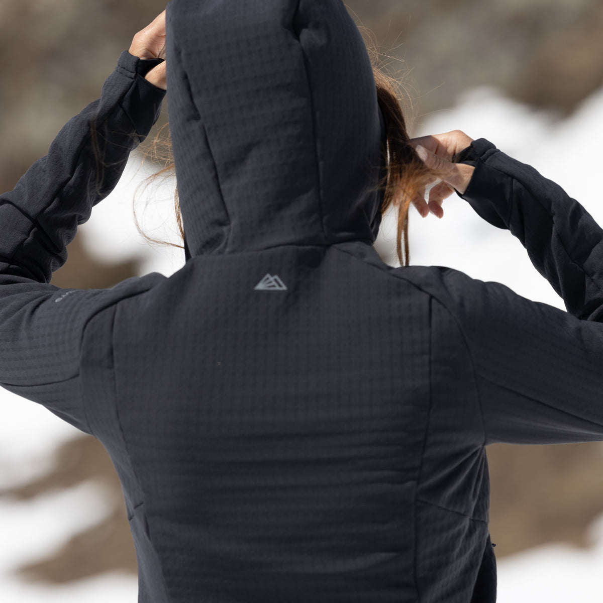 R4 Alpine Woven Fleece Jacket Women | black