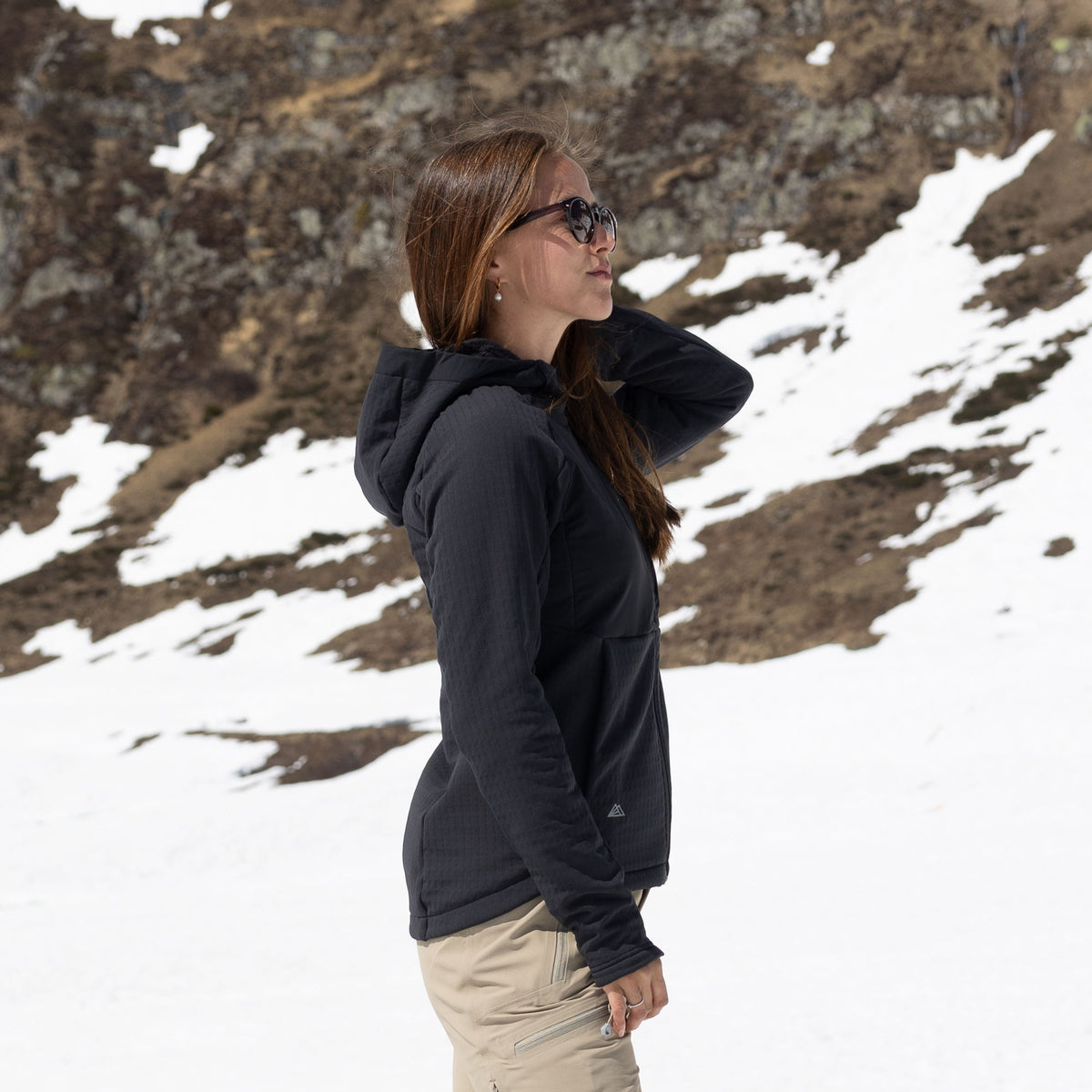 R4 Alpine Woven Fleece Jacket Women | black