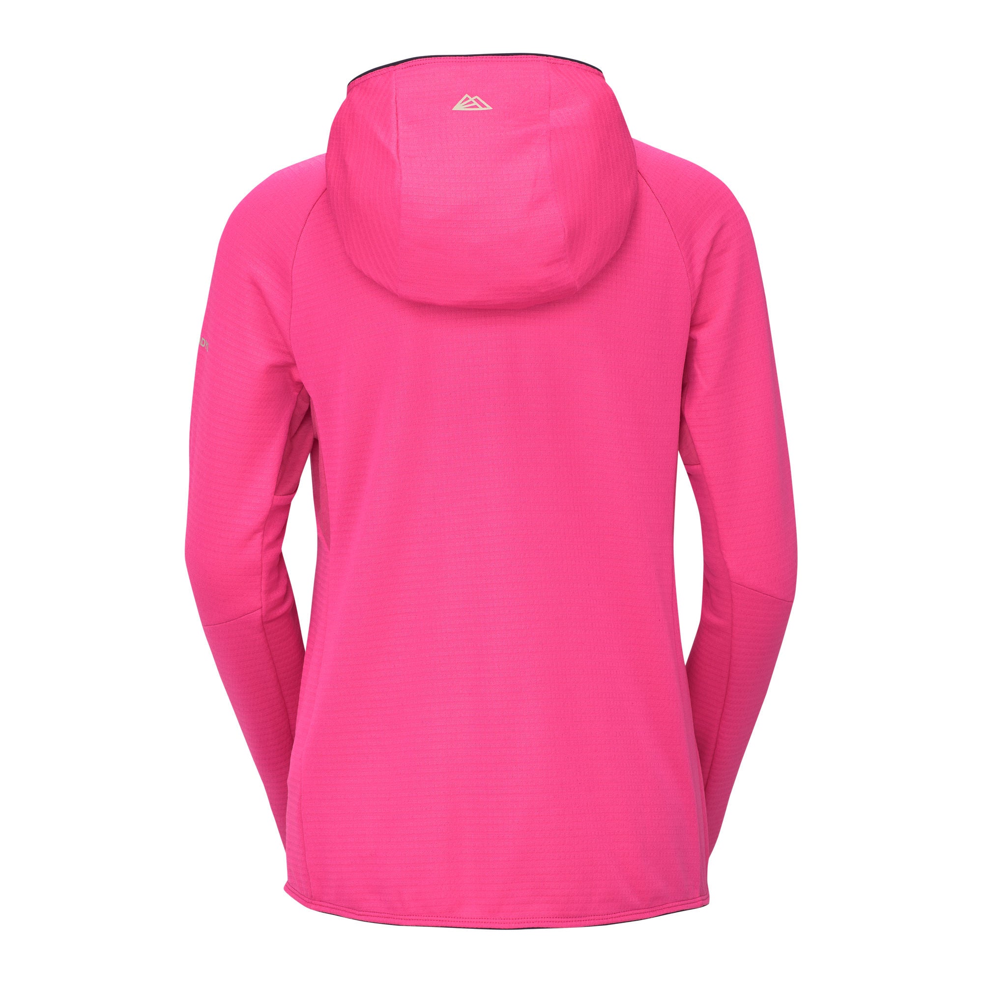 R4 Merino Waffle Hoody Jacket Women | bright pinkt