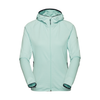 R4 Merino Waffle Hoody Jacket  Women | jade