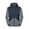 R4 Hybrid Merino Fleece Hoody Femme | marine