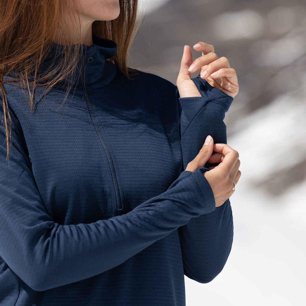 R4 Merino Fleece Jacket Women | navy