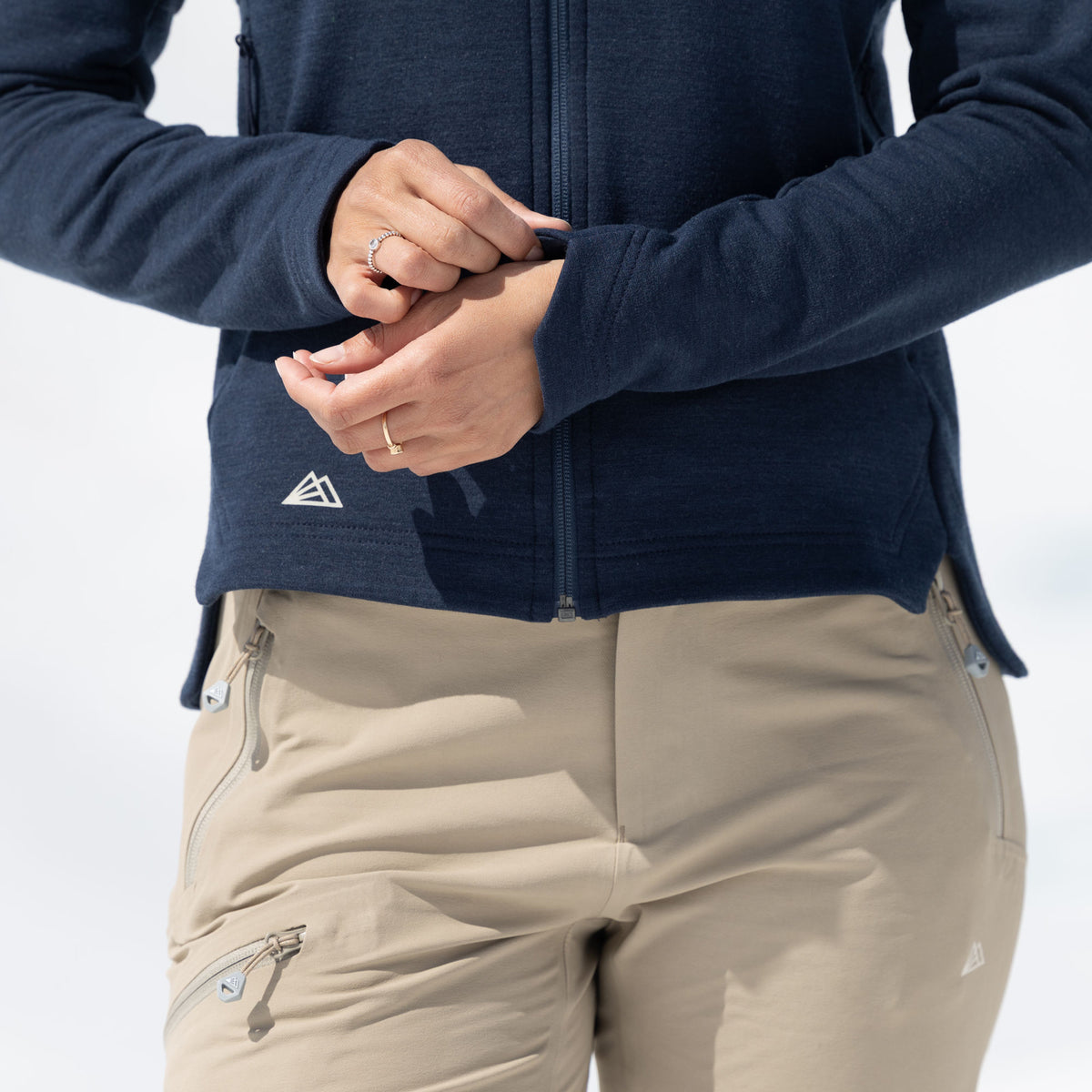 R4 Merino Fleece Jacket Women | navy