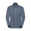 Veste polaire mérinos R4 femme | bleu ombre
