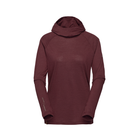 R5 Light Merino Shirt Long Women | mahogany