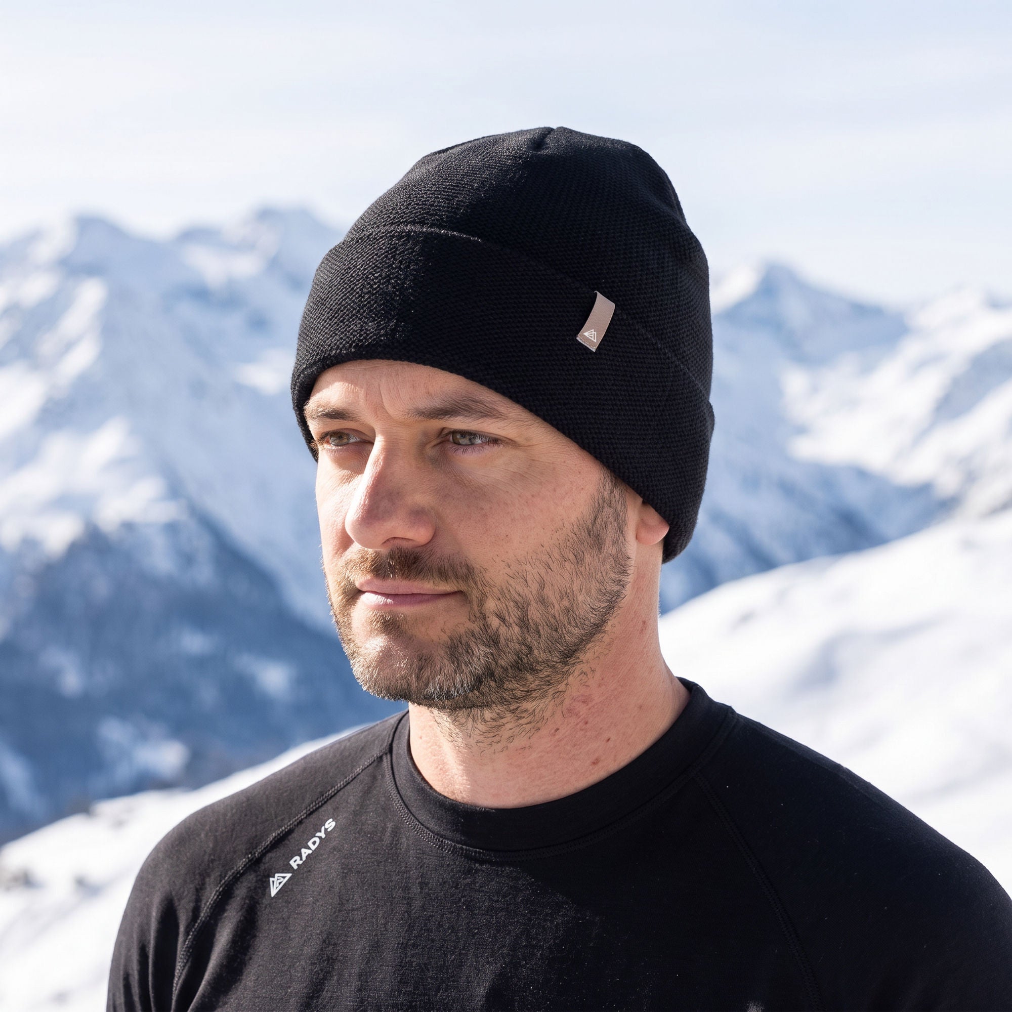 RA Snow Beanie Men | black