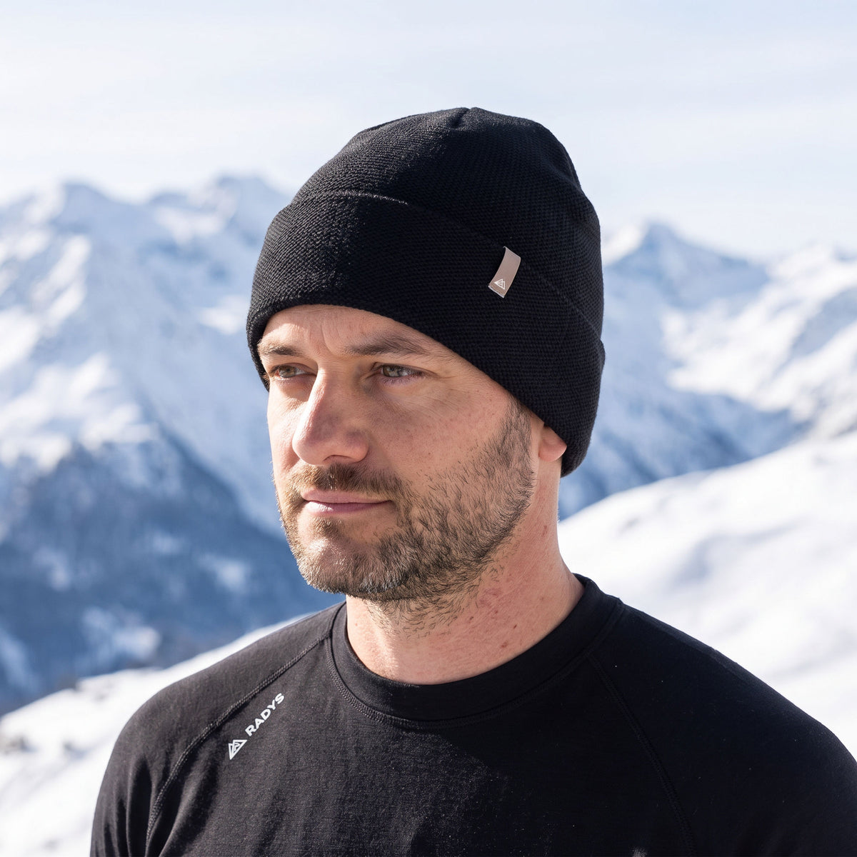 RA Snow Beanie Men | black