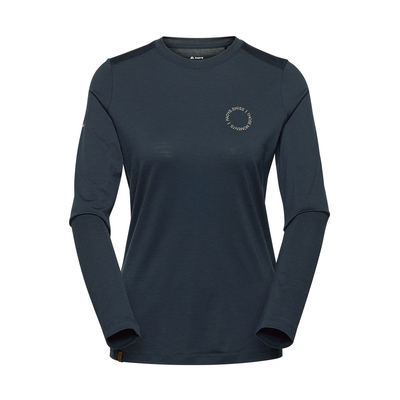 R5 Base Merino Long Sleeve Shirt Women | navy