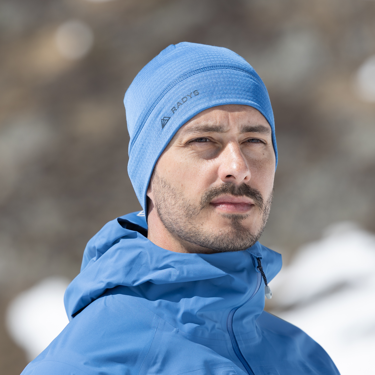 RA Merino Waffle Cap unisex | sapphire