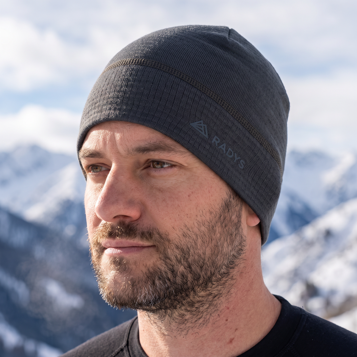 RA Merino Waffle Cap unisex | thyme leaves