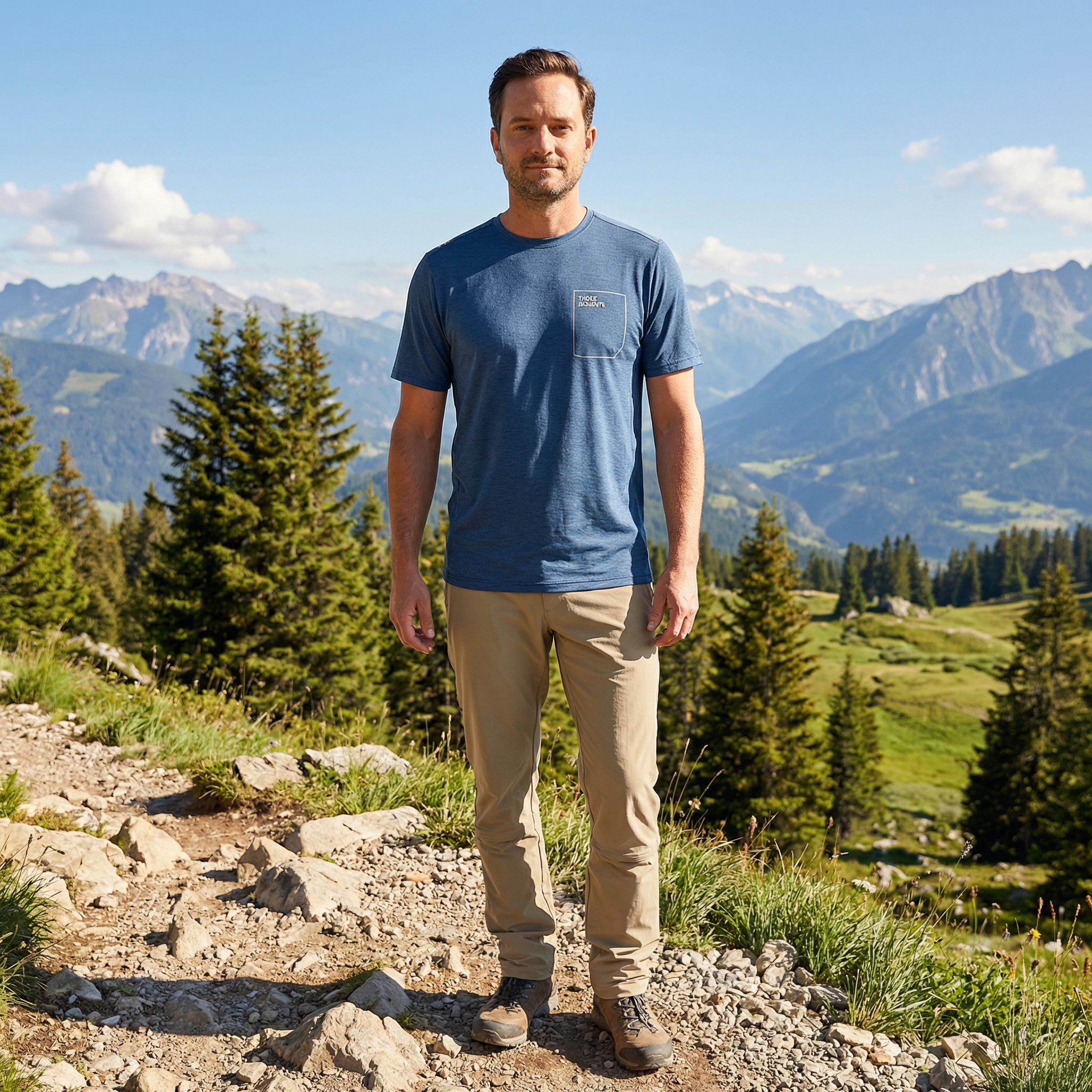 R2 Hiking Softshell Pants Men | cedar