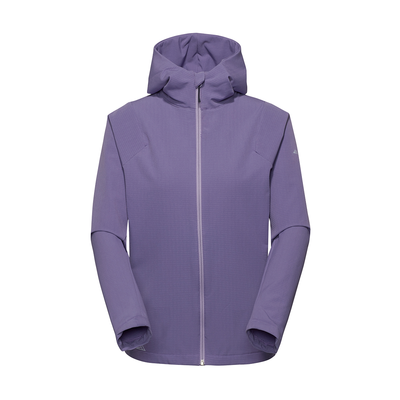 R4 Woven Fleece Hoody Jacket Women | mauve